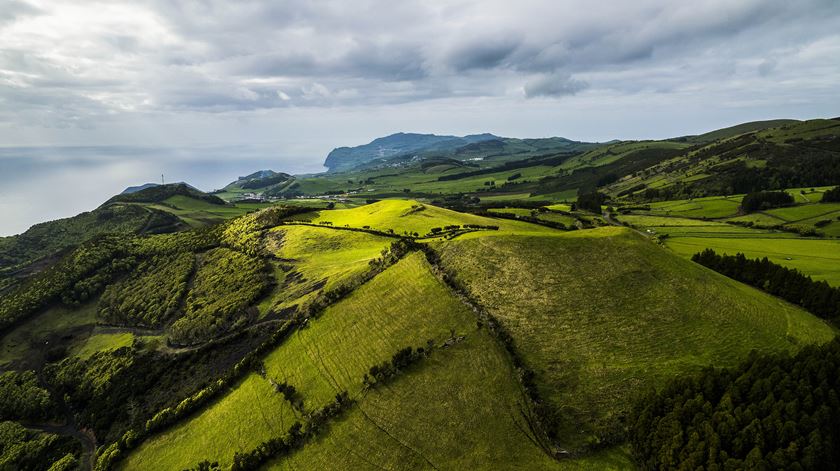 Açores - crise sísmica na ilha de São Jorge - freguesia de Santo Amaro Foto: António Araújo/Lusa