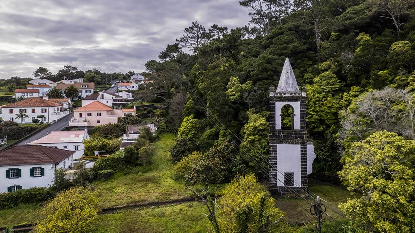 Açores - crise sísmica na ilha de São Jorge - freguesia de Santo Amaro Foto: António Araújo/Lusa