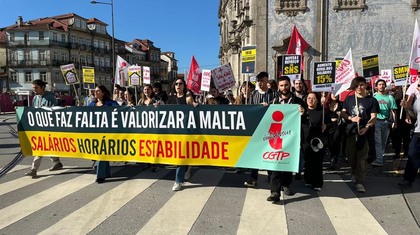 Manifestação Nacional da CGTP no Porto. Foto: Jaime Dantas/RR