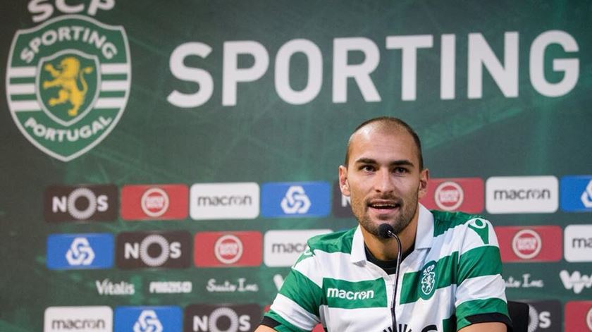 Bas Dost apresentação no Sporting Foto: Sporting CP/Facebook