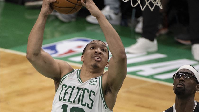 Grant Williams foi o jogador com mais pontos na equipa dos Boston Celtics. Foto: Cj Gunther/EPA