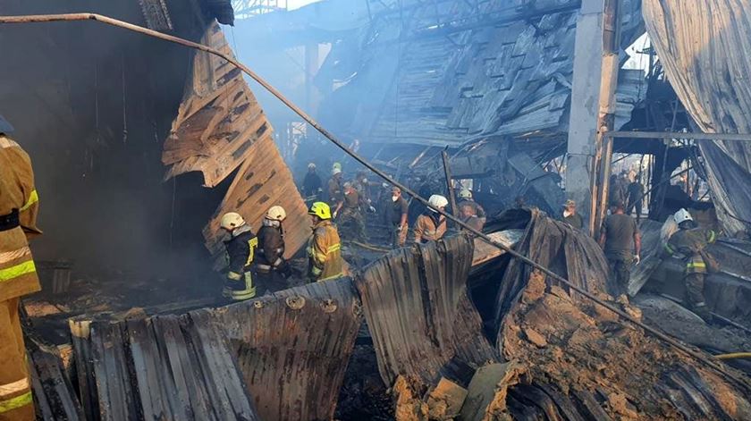 Foto: Proteção Civil da Ucrânia