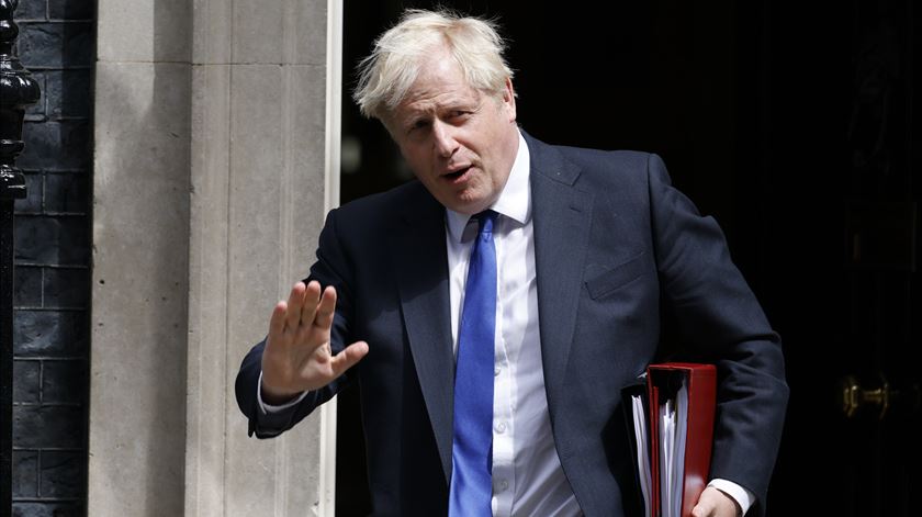 Boris Johnson, 10 Downing Street. Foto: Tolga Akmen/EPA