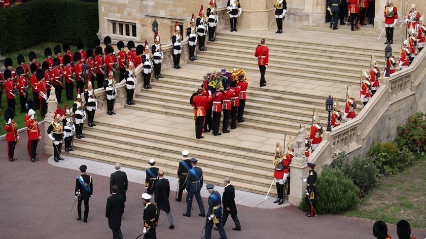 funeral da rainha Isabel II no castelo de Windsor Foto: Dave Jenkins/EPA