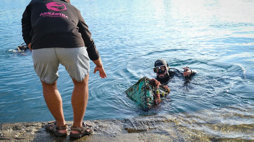 Mais de 800 mergulhadores batem recorde em limpeza subaquática