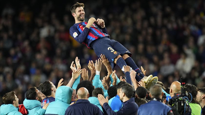 Despedida de Gerard Piqué no FC Barcelona. Foto: Siu Wu/EPA