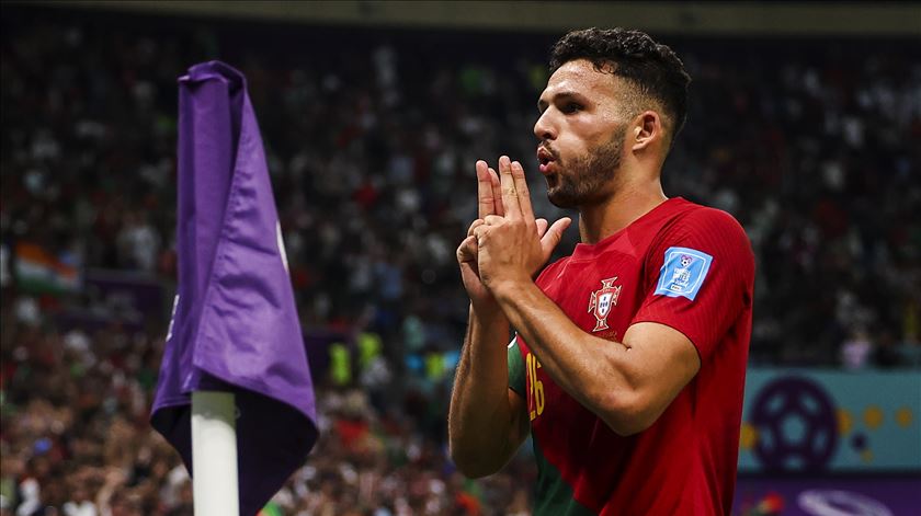 Gonçalo Ramos marca hat-trick no Portugal vs Suíça. Foto: José Sena Goulão/Lusa