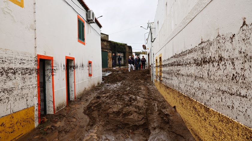 Mau tempo em Campo Maior. Foto: Nuno Veiga/EPA