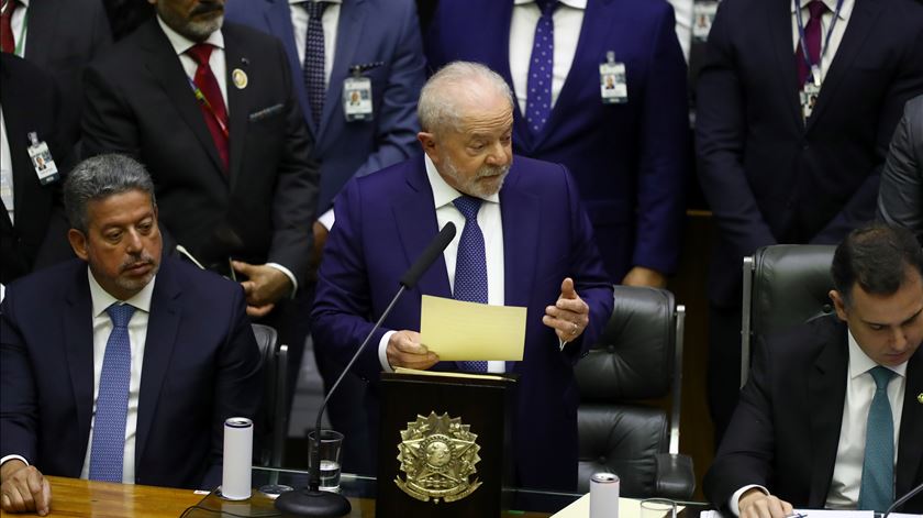 tomada de posse de Lula da Silva como Presidente do Brasil - 1 de janeiro de 2023 Foto: Jarbas Oliveira/EPA