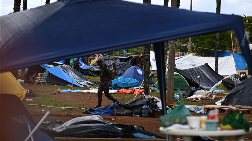 Ataque em Brasília Foto: Andre Borges/EPA