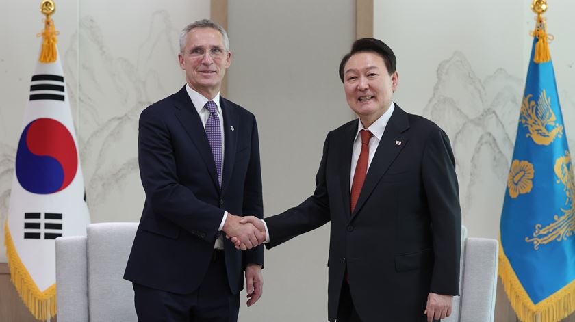 Ucrânia. NATO pede à Coreia do Sul para aumentar ajuda. Foto: Rok Presidential Office / Handout/EPA