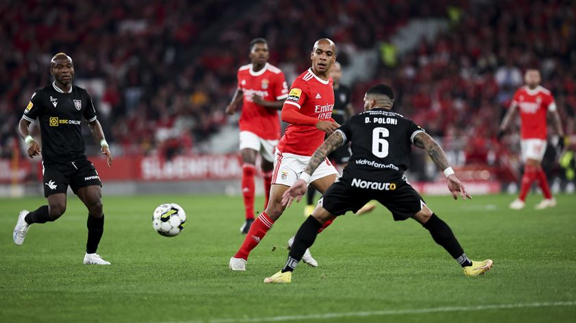 João Mário marca no Benfica vs Casa Pia AC. Foto: José Sena Goulão/Lusa