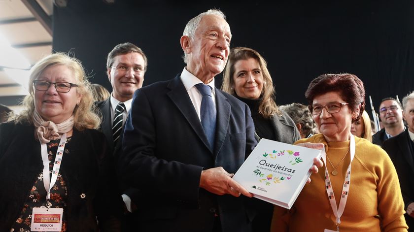 Marcelo diz que queijo Serra da Estrela "tem de ser" património mundial