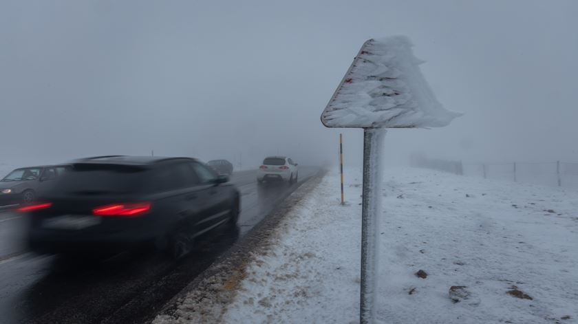 neve nevão na Serra da Estrela Foto: Pedro Daniel Conde