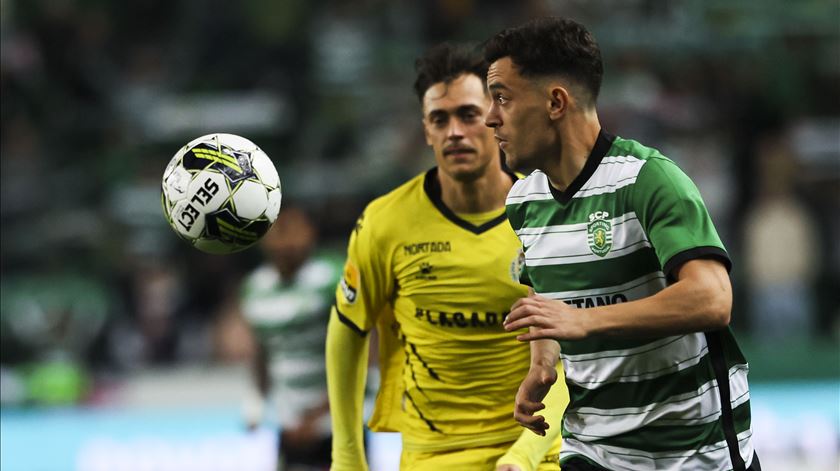 Pedro Gonçalves volta jogar na frente de ataque do Sporting, frente ao Boavista Foto: Manuel de Almeida/Lusa