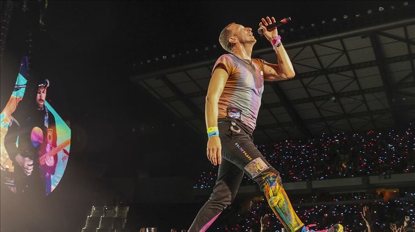 Chris Martin - Coldplay em Coimbra Foto: Paulo Novais/Lusa