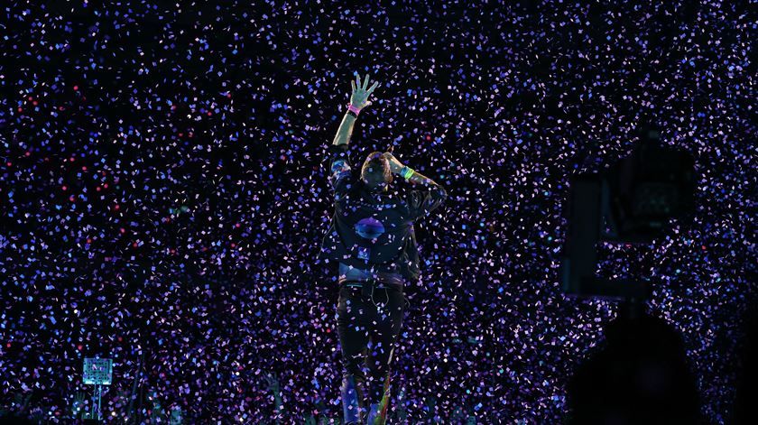 Chris Martin - Coldplay em Coimbra Foto: Paulo Novais/Lusa