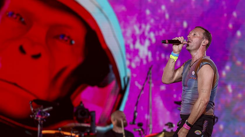 Chris Martin - Coldplay em Coimbra Foto: Paulo Novais/Lusa