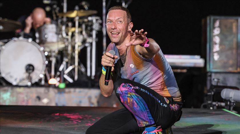 Chris Martin - Coldplay em Coimbra Foto: Paulo Novais/Lusa