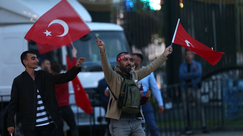 Erdogan reeleito presidente da Turquia. Foto: Tolga Bozoglu/EPA