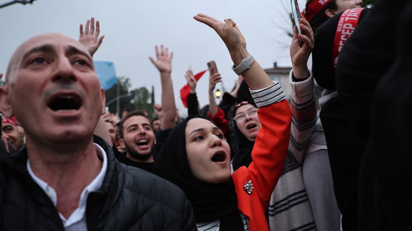 Erdogan reeleito presidente da Turquia. Foto: Tolga Bozoglu/EPA