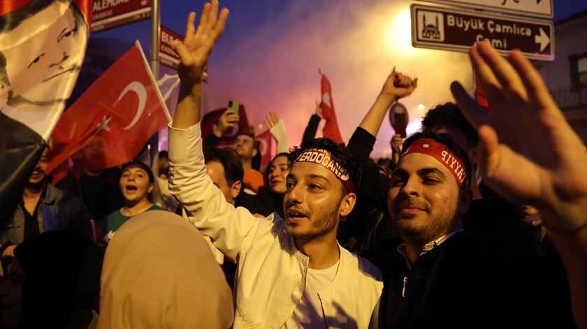 Erdogan reeleito presidente da Turquia. Foto: Tolga Bozoglu/EPA