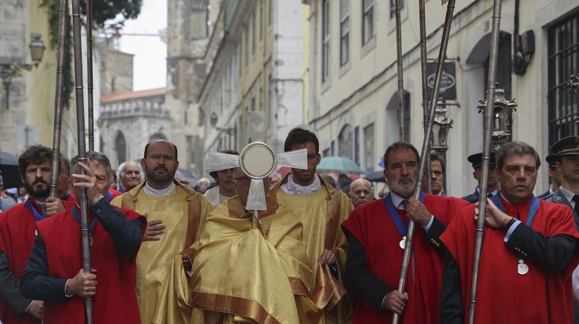 Procissão do Dia de Corpo de Deus em Lisboa - 8 junho 2023 Foto: António Cotrim/Lusa