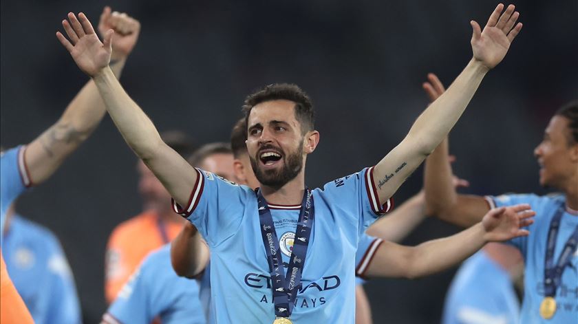 Bernardo Silva conquistou a Liga dos Campeões pelo Manchester City. Foto: Martin Divisek/EPA