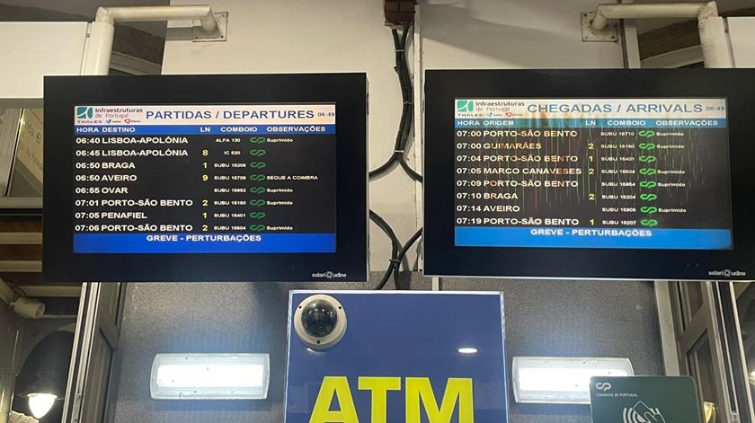 Estação Campanhã afetada por nova greve esta sexta-feira Foto: Jaime Dantas/RR