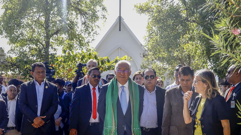 António Costa em Timor-Leste. Foto: Antonio Dasiparu/EPA