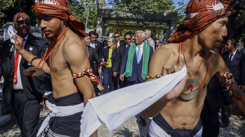 António Costa em Timor-Leste. Foto: Antonio Dasiparu/EPA