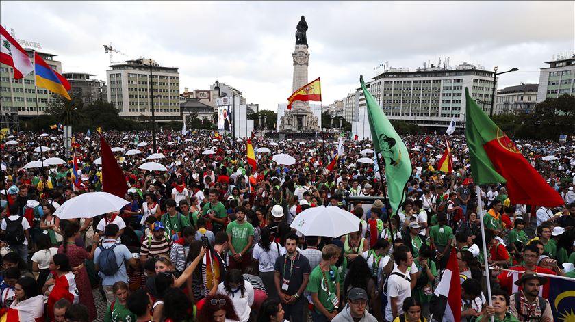 JMJ 2023, em Lisboa. Foto: Miguel A. Lopes / Pool/EPA