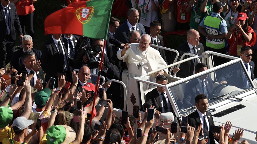 Papa Francisco Via-Sacra no Parque Eduardo VII. Foto: Miguel A. Lopes/Lusa