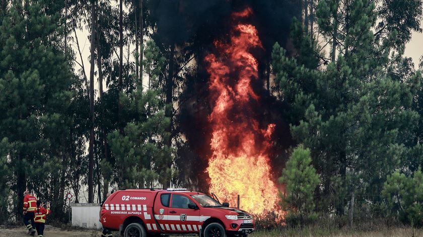 Incêndio em Proença-a-Nova. Foto: Miguel Pereira Da Silva/Lusa