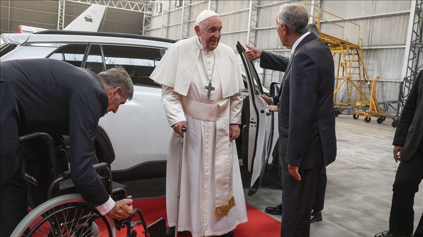 Papa agradece a Portugal "acolhimento carinhoso e excelente hospitalidade"