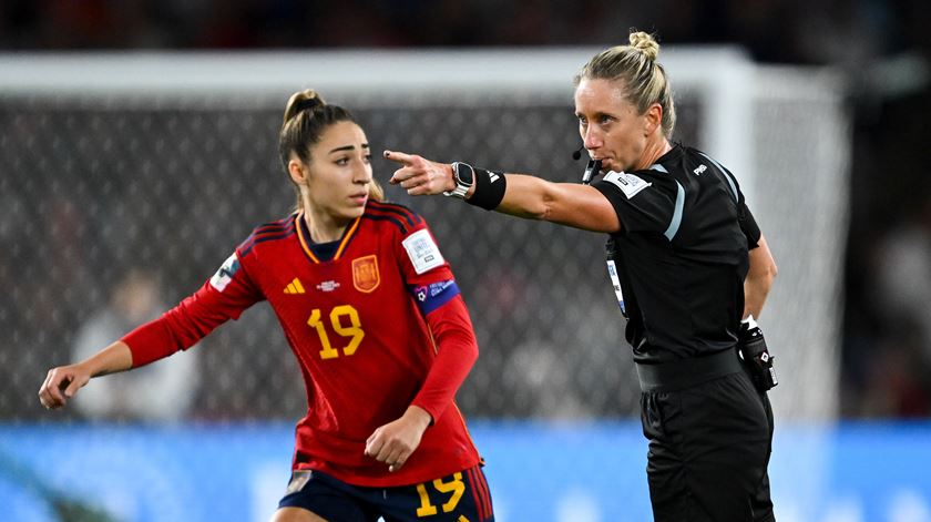 Olga Carmona marcou o golo da vitória espanhola. Foto: Dean Lewins/EPA