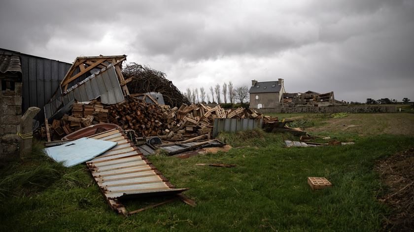 Tempestade em França. Foto: Vincent Feuray/EPA