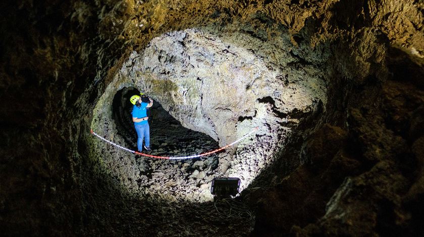Gruta nos Açores acolhe missão de treino para astronautas