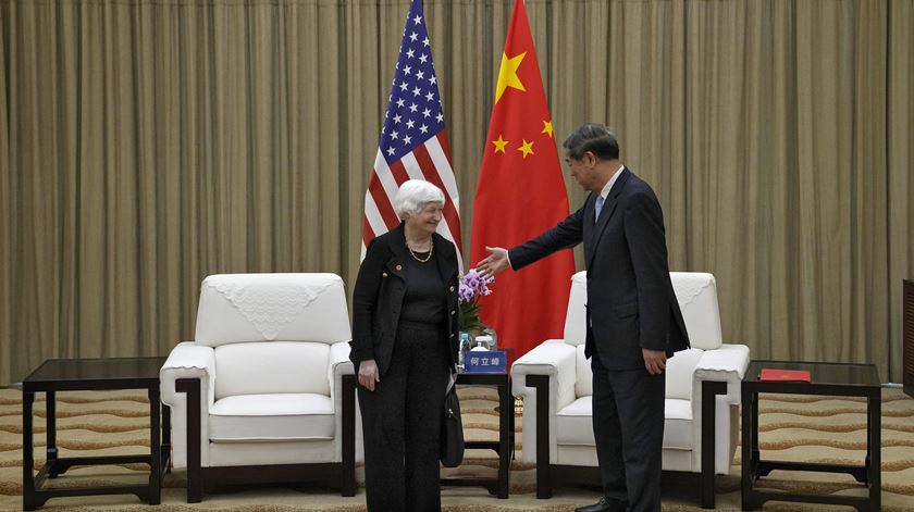 China vai reunir-se com secretário do Tesouro dos EUA
