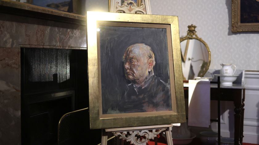 Churchill odiava-o, mas o artista retratou-o à mesma (e agora o quadro vai a leilão)