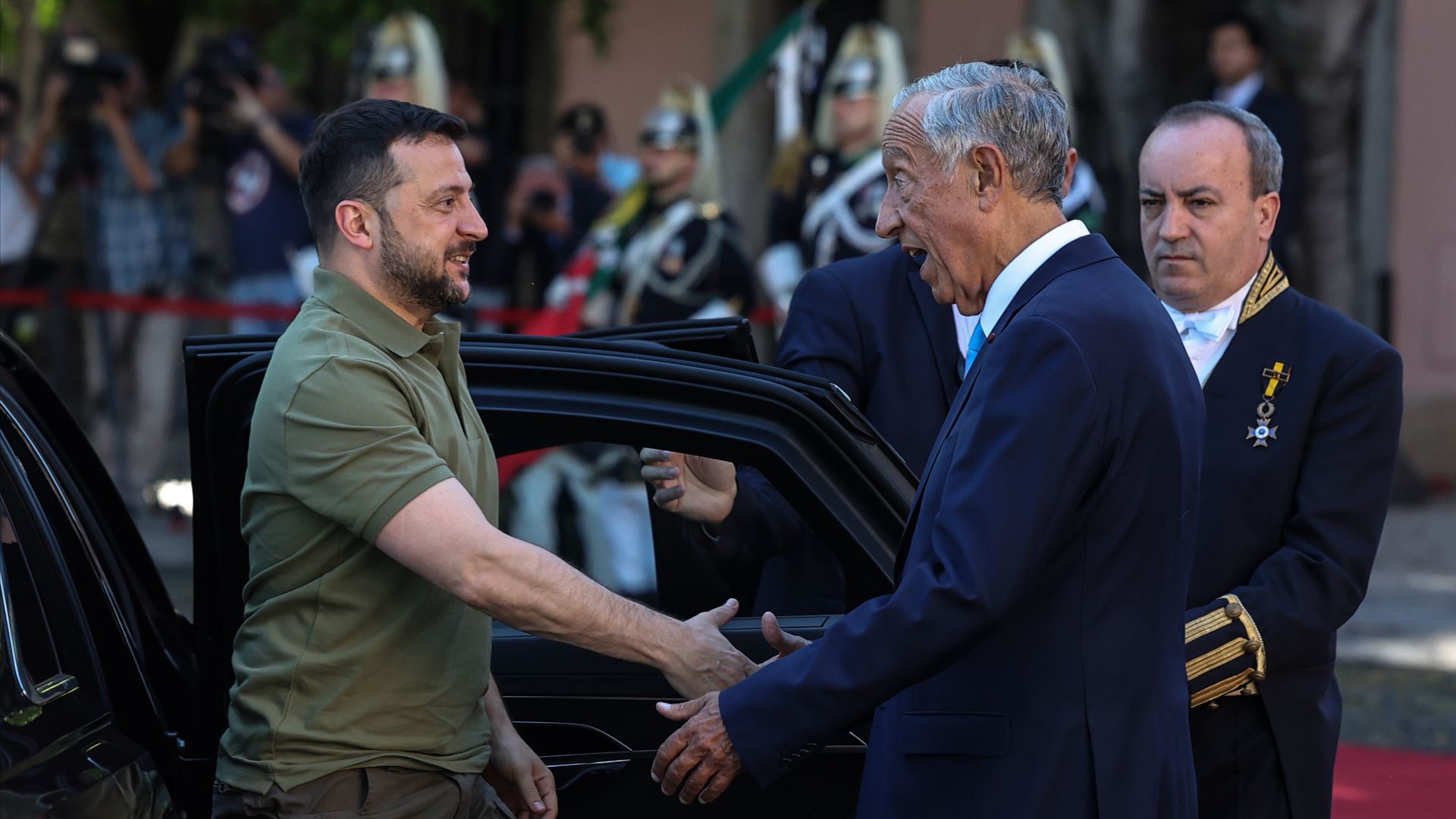 Marcelo Rebelo de Sousa odlikovan z ukrajinskim redom kneza Jaroslava Modrega