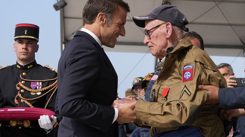 International commemorative ceremony for 80th anniversary of D-Day. Foto: Virginia Mayo / Pool/EPA