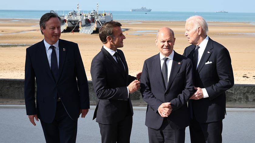 International commemorative ceremony for 80th anniversary of D-Day. Foto: Christophe Petit Tesson/EPA