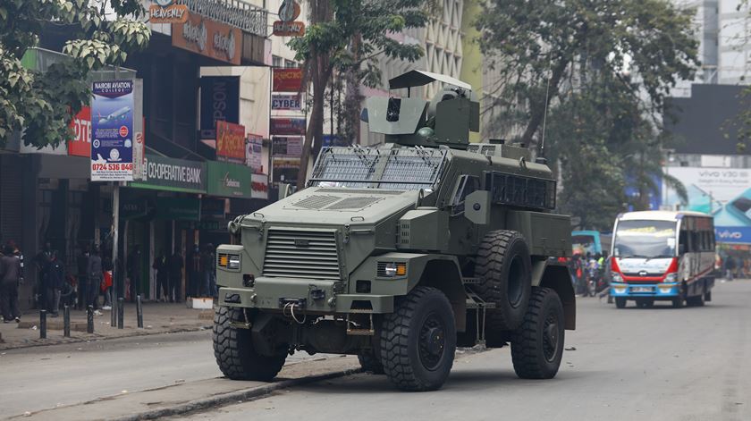 Protests erupt again in Nairobi despite tax-hike bill withdrawal. Foto: Daniel Irungu/EPA