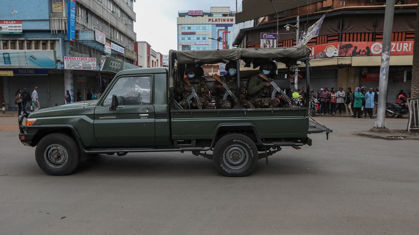 Protests erupt again in Nairobi despite tax-hike bill withdrawal. Foto: Daniel Irungu/EPA