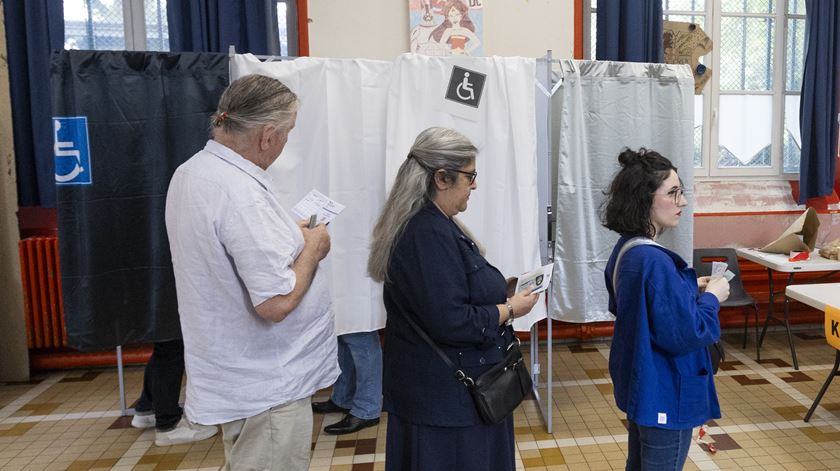 Eleições em França. Foto: Andre Pain/EPA