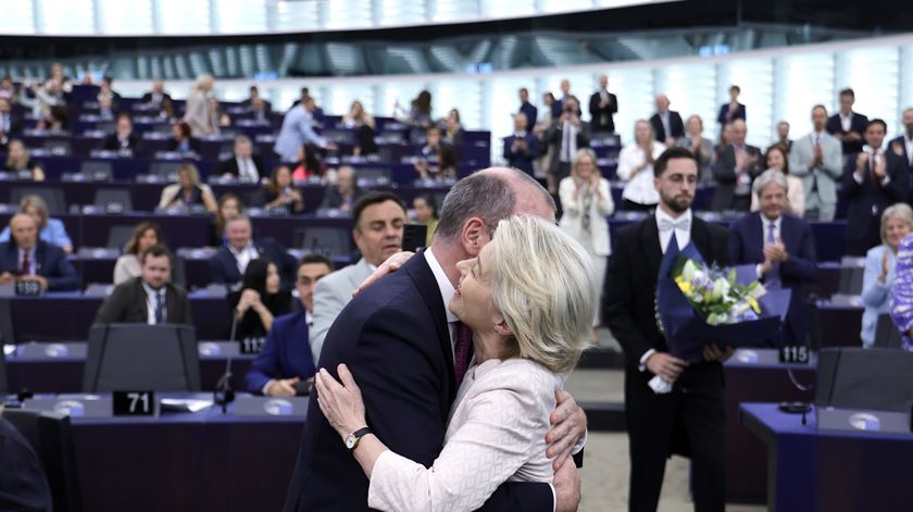 Von der Leyen reeleita presidente da Comissão Europeia. Foto: Ronald Wittek/EPA