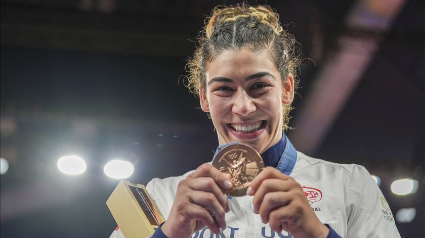 Patrícia Sampaio conquista medalha de bronze nos Jogos Olímpicos Paris 2024. Foto: Hugo Delgado/Lusa