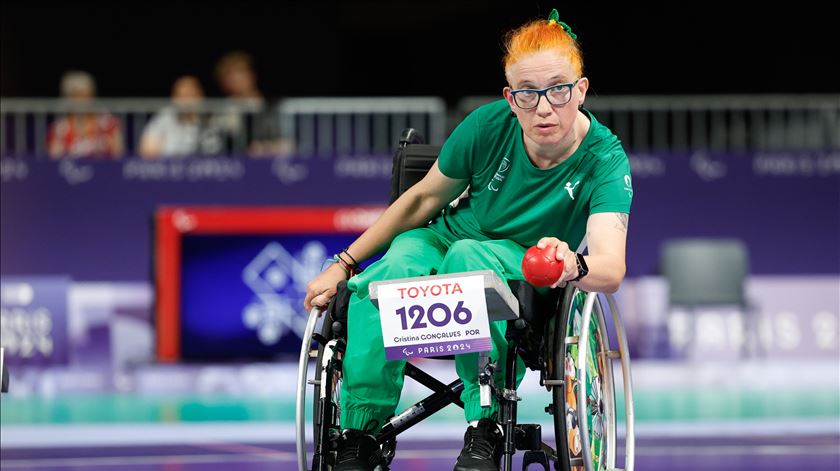 Cristina Gonçalves durante a final. Foto: António Pedro Santos/Lusa