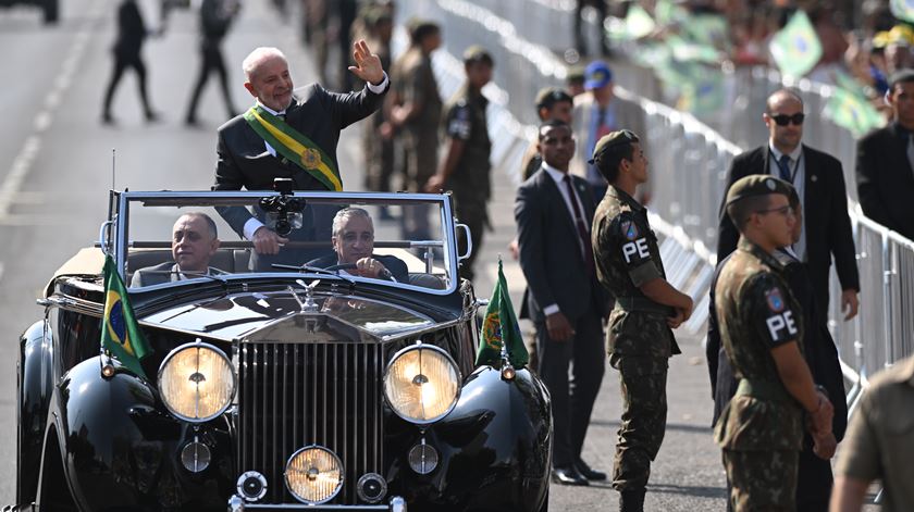 Brasil comemora Independência com desfile oficial do Governo, em Brasília. Foto: Andre Borges/EPA